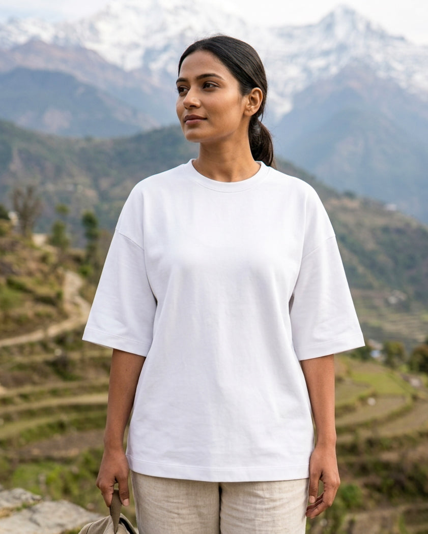 Plain Terry Oversized T-shirts