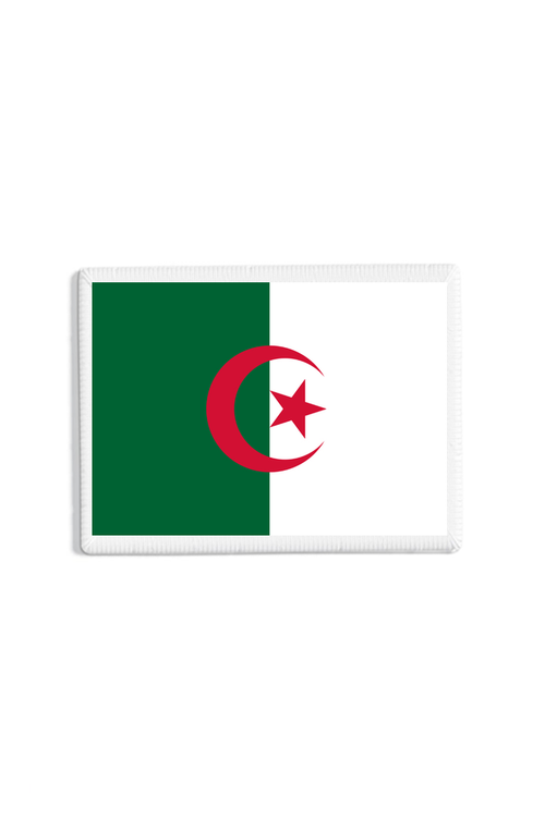 Algeria Flag Patch White