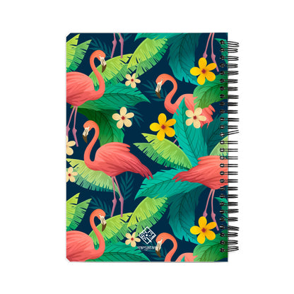 Floral Flamingo Notebook