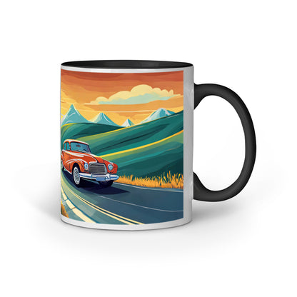 Road Trip with Classic Car Mug