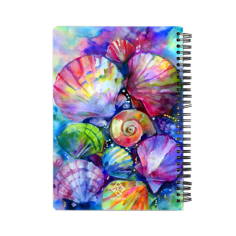 Rainbow Seashells Notebook