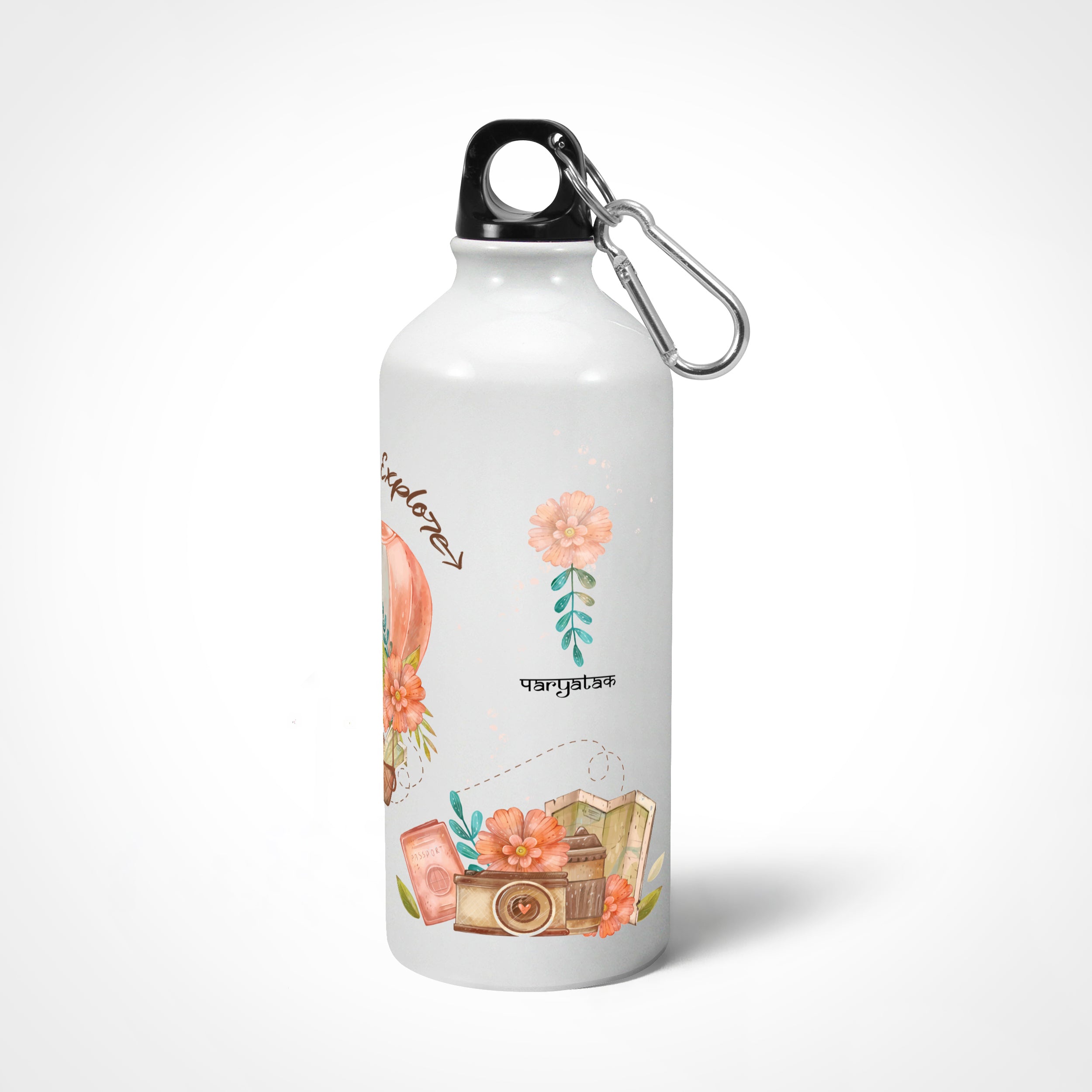 Go & Explore Watercolor Sipper Bottle