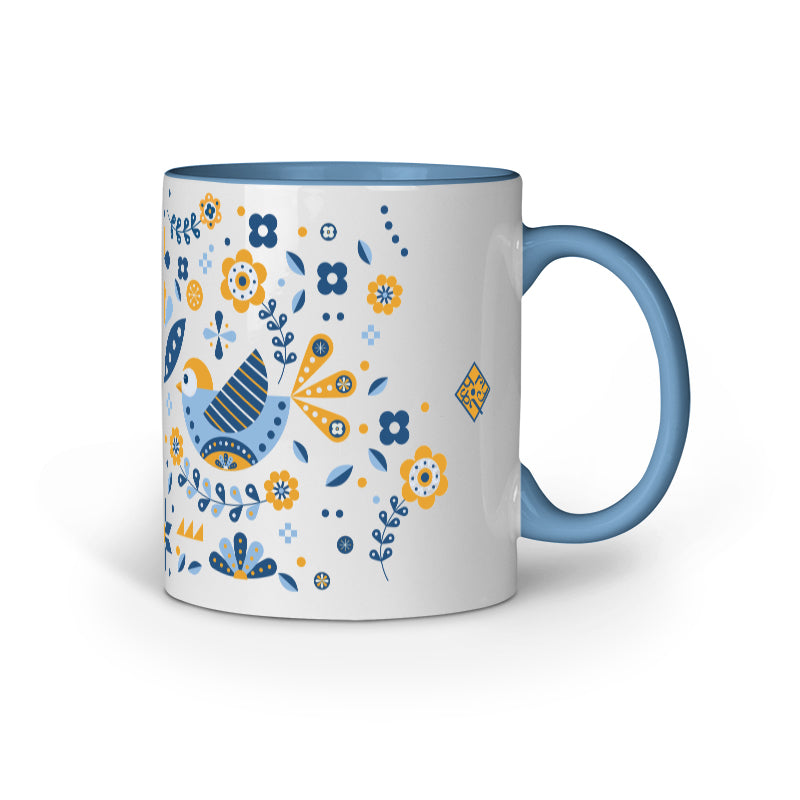 Scandinavian Bird Mug