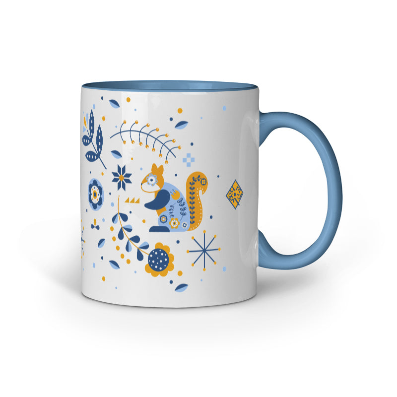 Scandinavian Squirrel Mug