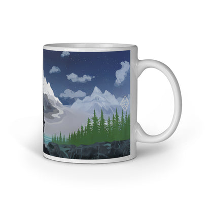 Glacial Globetrotter Mug + Coaster