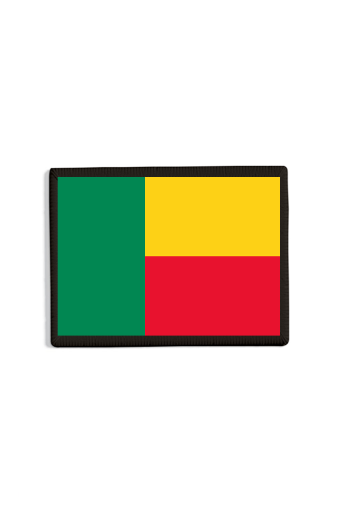 Benin Flag Patch Black