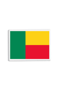 Benin Flag Patch White