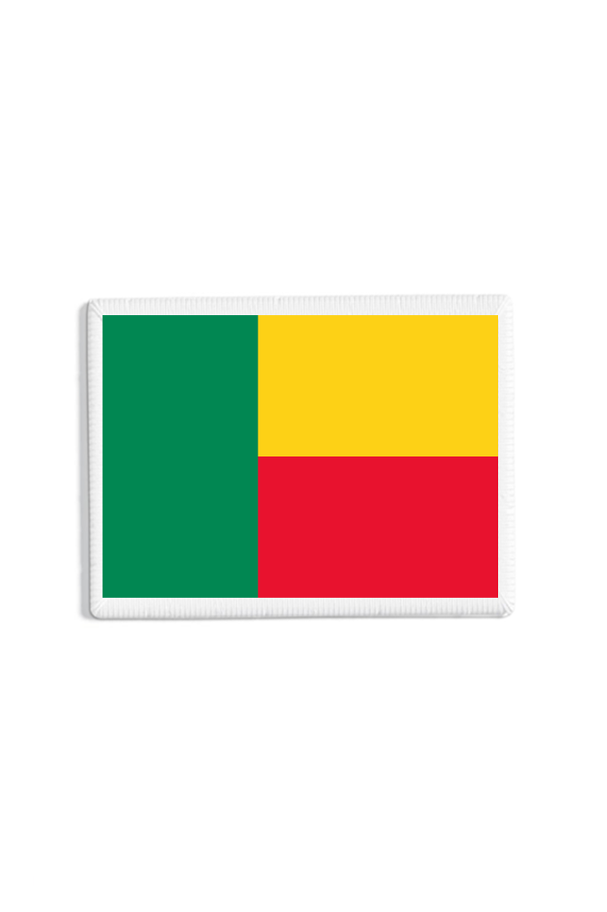 Benin Flag Patch White