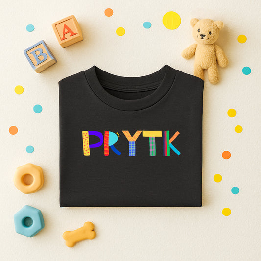 PRYTK Doodle Name Boy's T-shirt