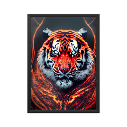 Fiery Tiger Poster