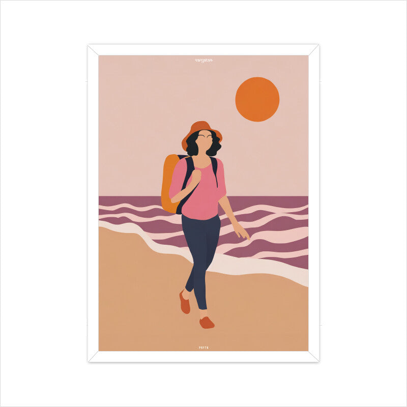 Sunset Walker Poster