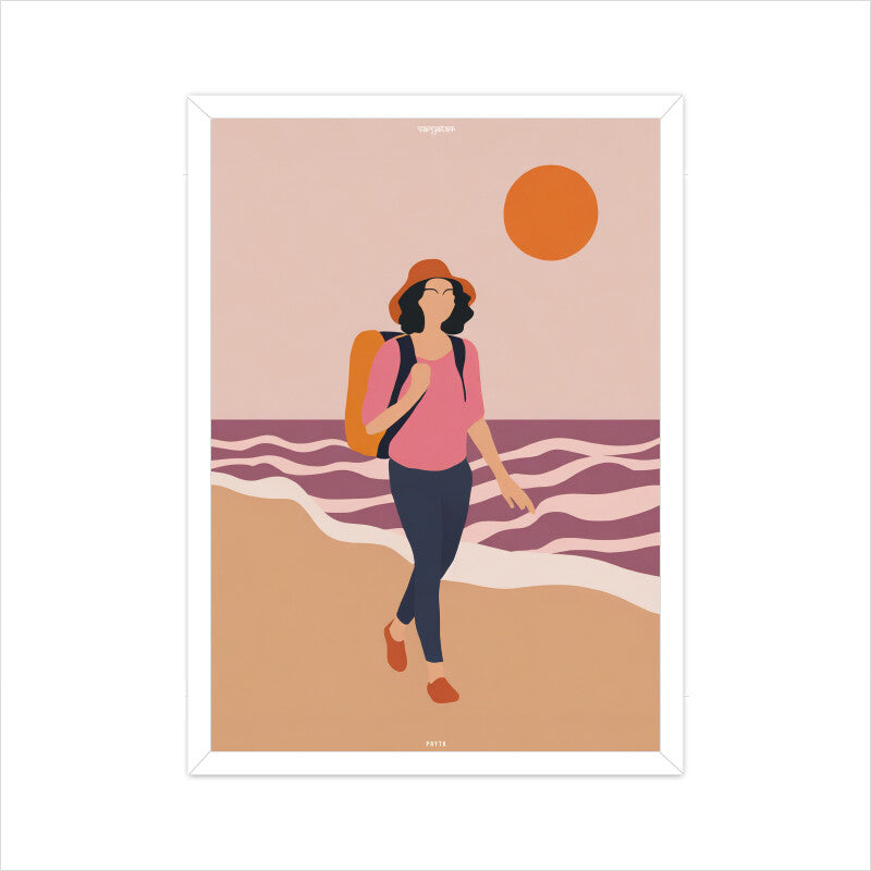 Sunset Walker Poster