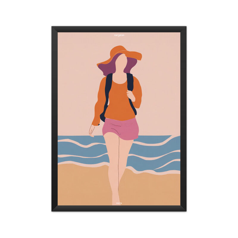 Coastal Wanderer Poster
