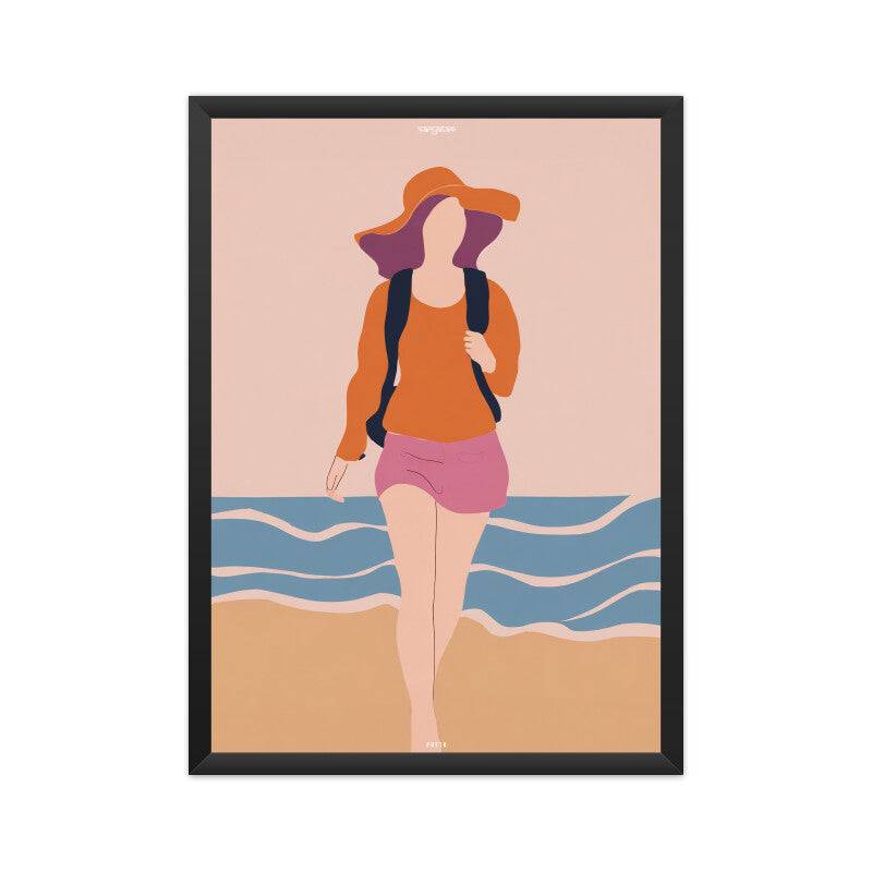 Coastal Wanderer Poster