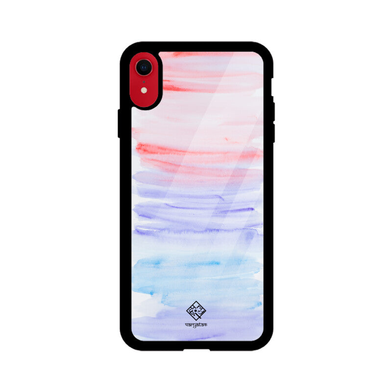 Pink & Blue Strokes iPhone Case