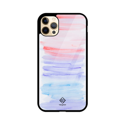 Pink & Blue Strokes iPhone Case