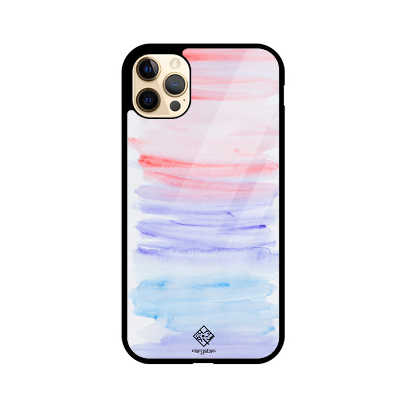 Pink & Blue Strokes iPhone Case