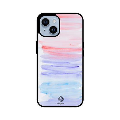 Pink & Blue Strokes iPhone Case