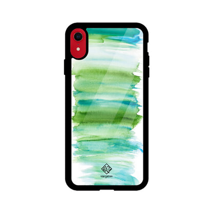 Green Strokes iPhone Case