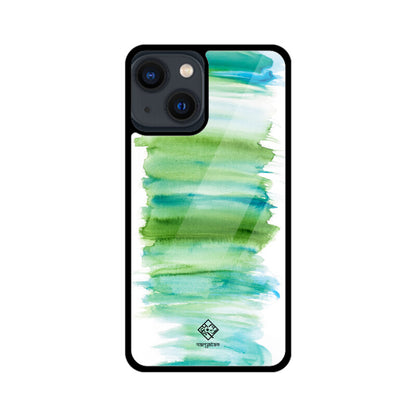 Green Strokes iPhone Case