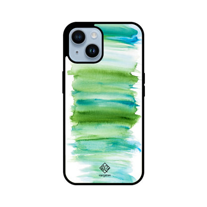 Green Strokes iPhone Case