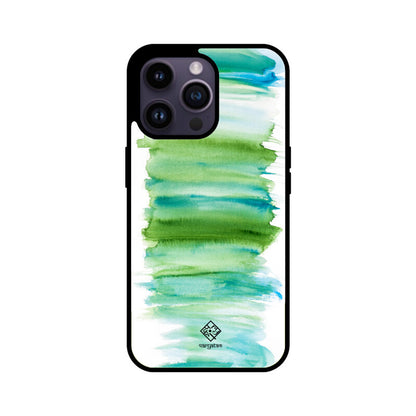 Green Strokes iPhone Case