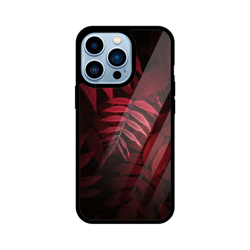 Vermillion Verdure iPhone Case