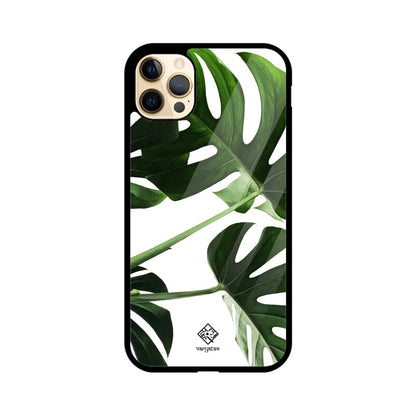Minimal Leaves iPhone Case