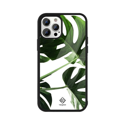 Minimal Leaves iPhone Case