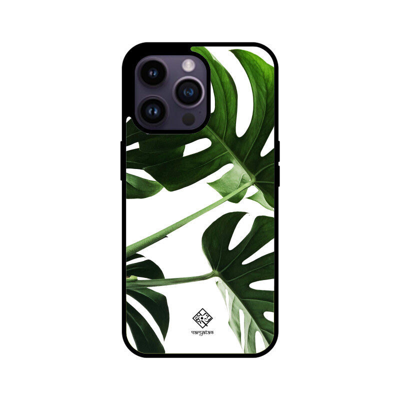 Minimal Leaves iPhone Case