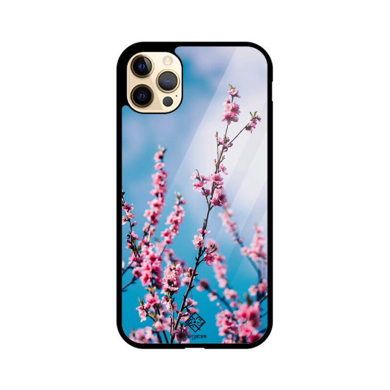 Peachy Petals iPhone Case