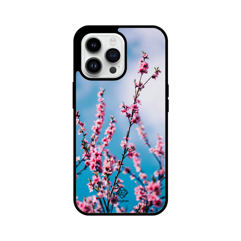 Peachy Petals iPhone Case