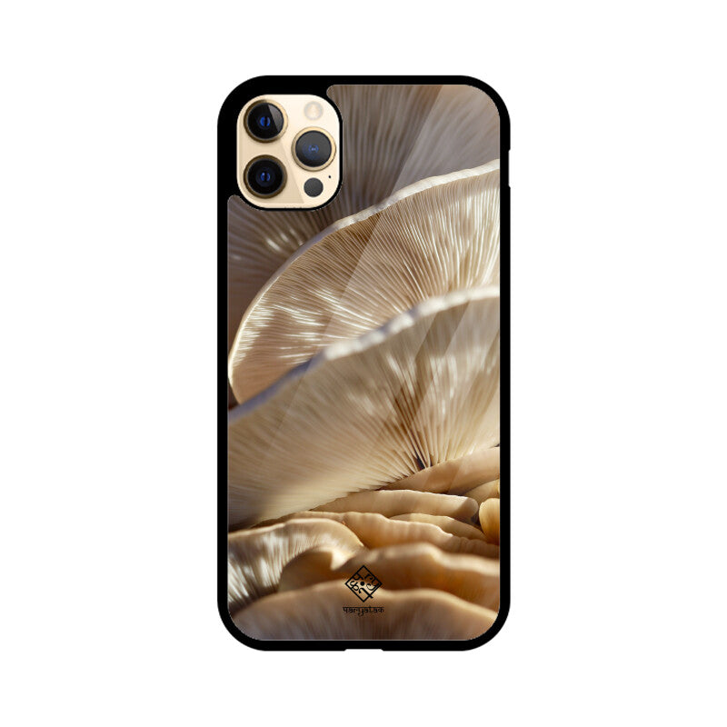 Snowy Shrooms iPhone Case