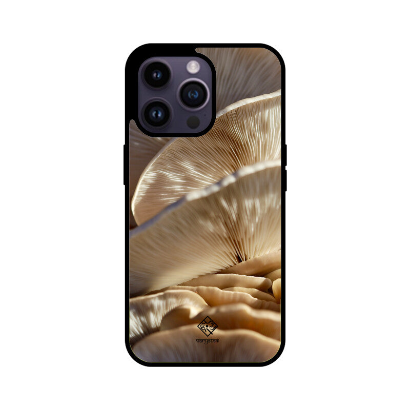 Snowy Shrooms iPhone Case