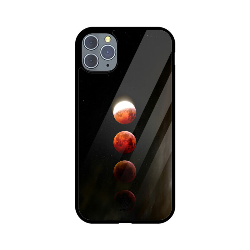 Fiery Moons iPhone Case