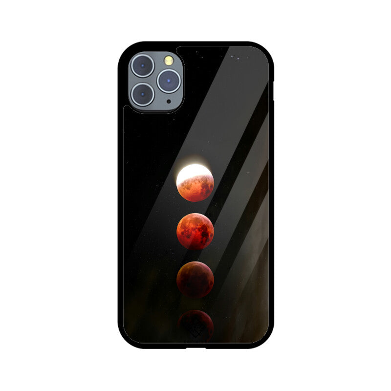 Fiery Moons iPhone Case