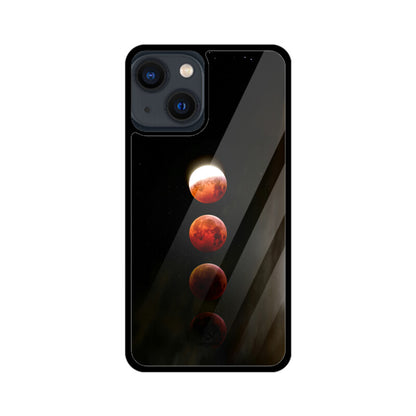 Fiery Moons iPhone Case