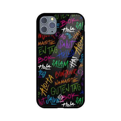 Global Greetings Dark iPhone Case