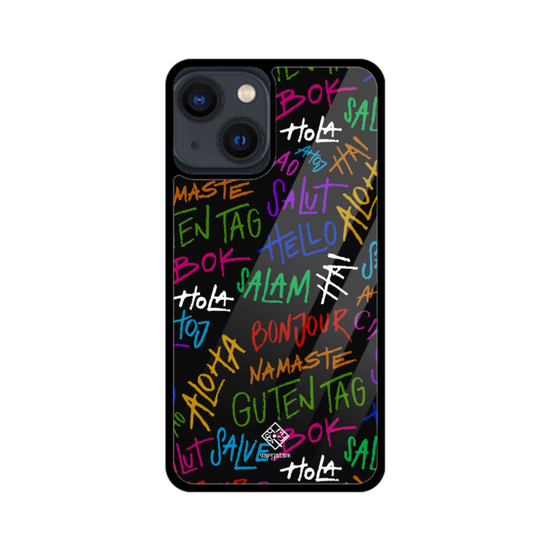 Global Greetings Dark iPhone Case