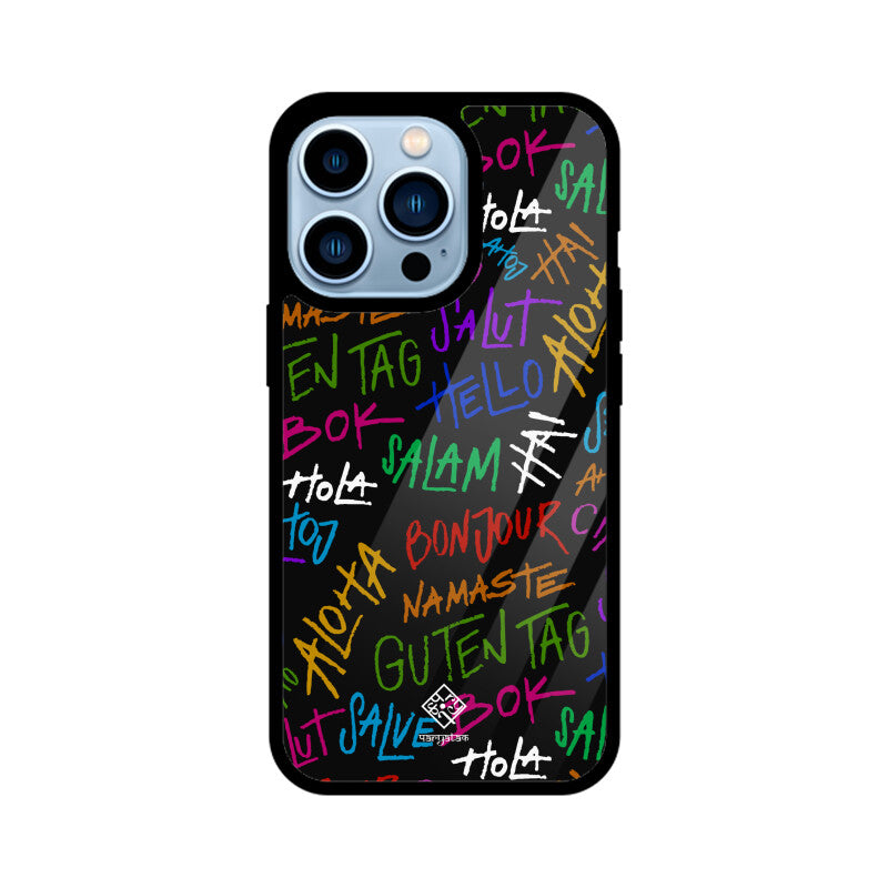 Global Greetings Dark iPhone Case