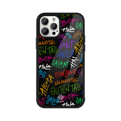Global Greetings Dark iPhone Case