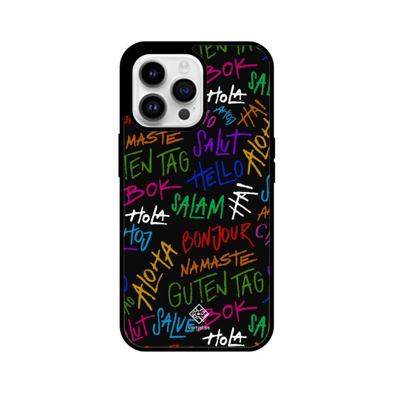 Global Greetings Dark iPhone Case