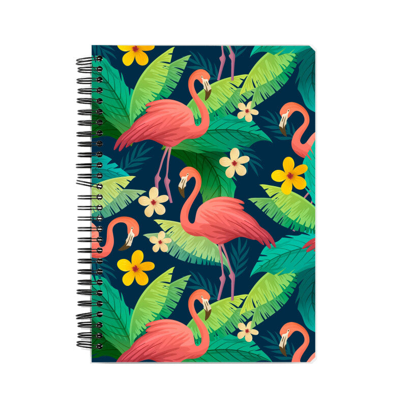 Floral Flamingo Notebook