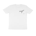Assam GeoLingo // Black Print T-shirt for Men