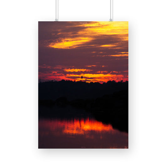 Sky Ablaze Photo Poster