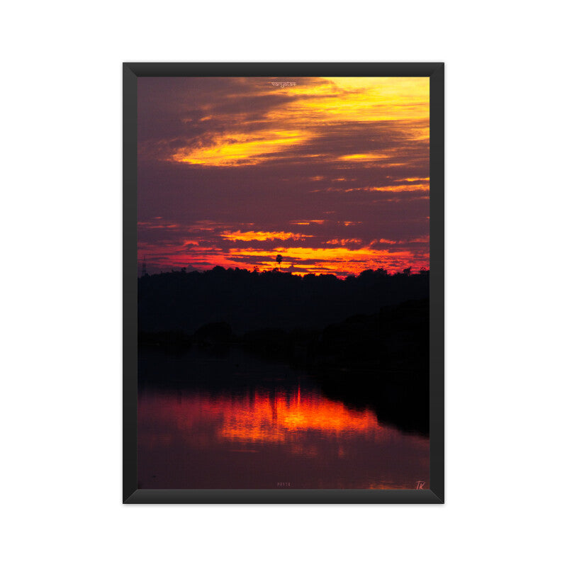 Sky Ablaze Photo Poster