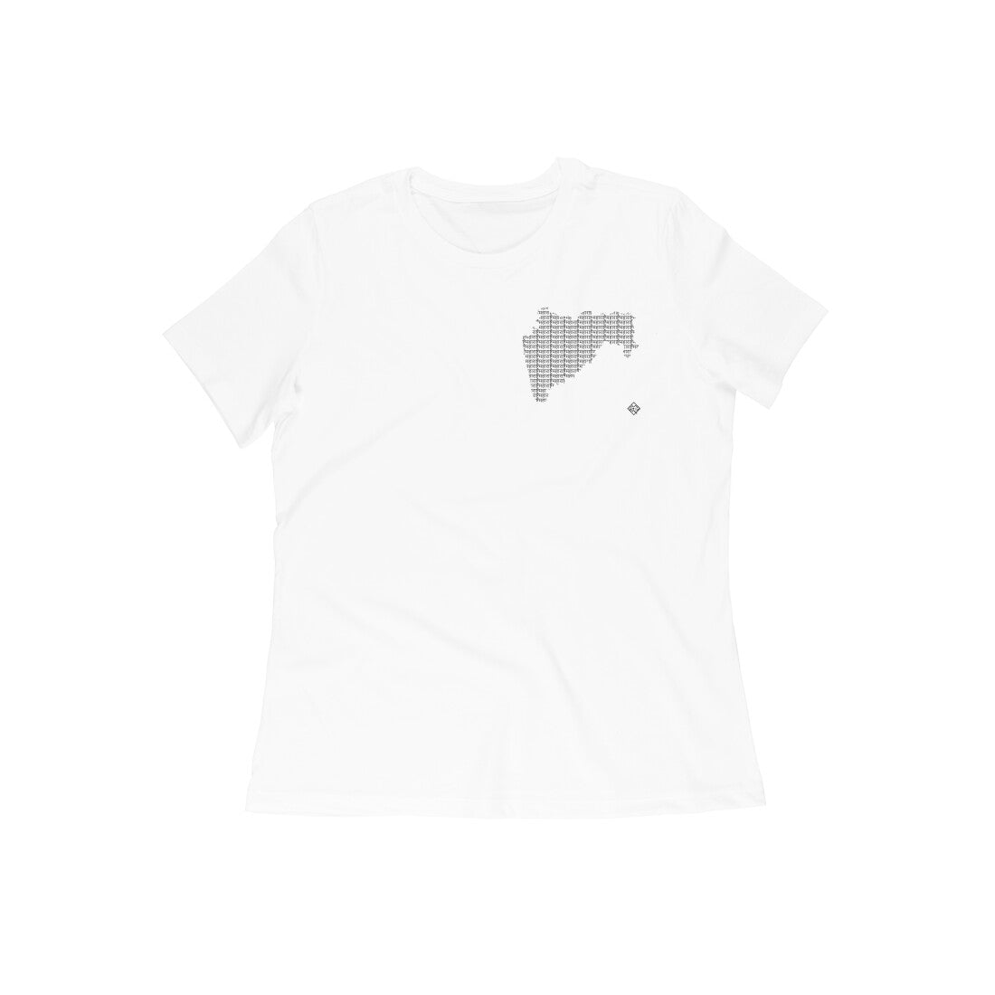 Maharashtra GeoLingo Black Women's T-shirt