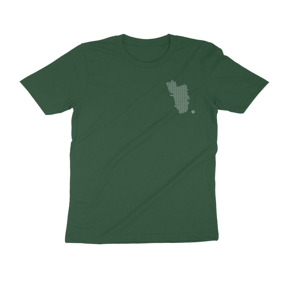 Goa GeoLingo // White Print T-shirt for Men