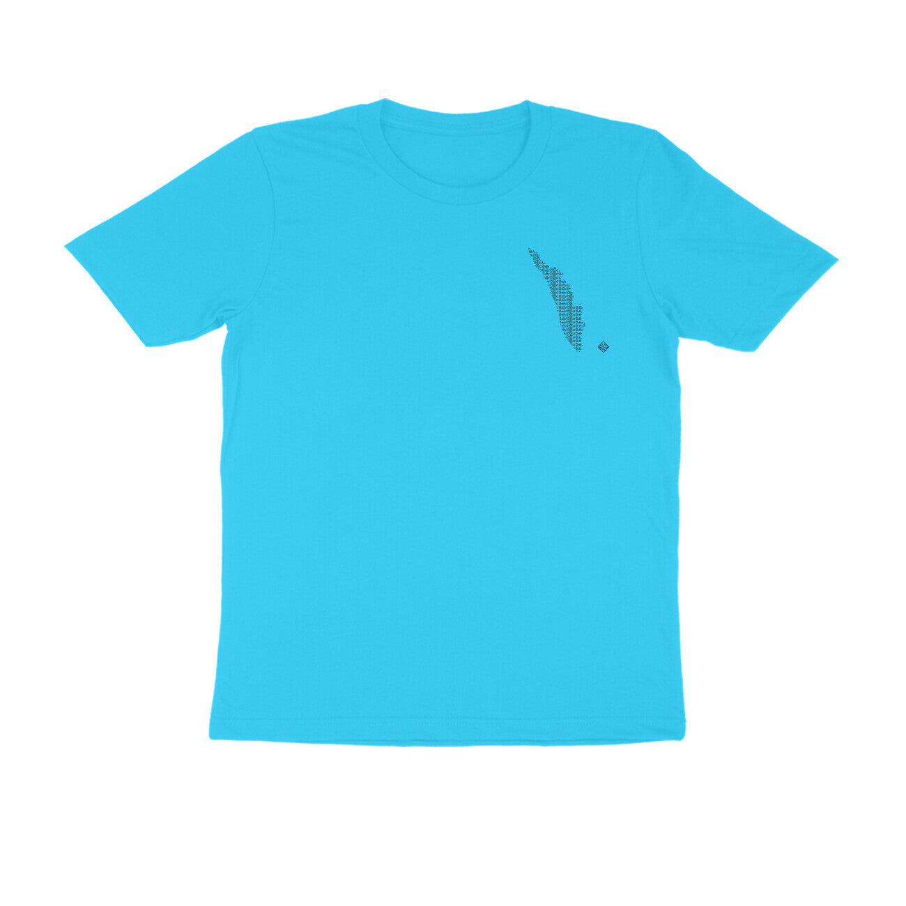 Kerala GeoLingo // Black Print T-shirt for Men