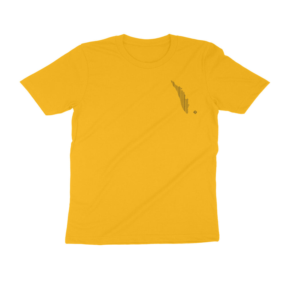 Kerala GeoLingo // Black Print T-shirt for Men